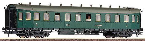 Express train Passenger car &quot;Hecht&quot; 3rd class<br /><a href='images/pictures/Roco/45651.jpg' target='_blank'>Full size image</a>